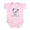 Petal Pink, variant on CafePress - Greek Lizzy Delta Phi Epsilon Infant Bodysuit - Baby Light Bodysuit, Size Newborn - 24 Months