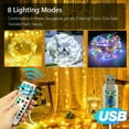 thumbnail image 1 of Led Fairy Lights Battery Operated String Lights Waterproof Copper Wire Led Firefly Starry Moon Lights for DIY Wedding Party Bedroom Patio Christmas, 1 of 7