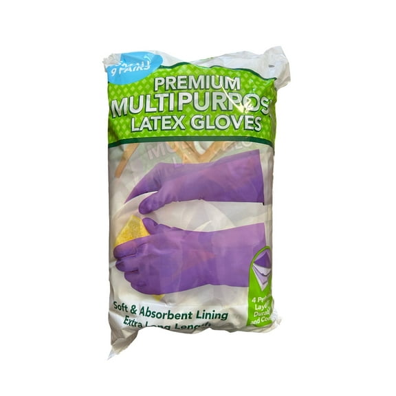 Clean Ones Premium Multi Purpose Non Slip Gloves 20 mil, Small (Pack of 9 pairs)