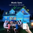 thumbnail image 5 of VOLIVO 100FT Permanent Outdoor Lights, APP/Remote Control Multicolor Eaves Lights, Waterproof Eternity Eaves Lighting for Holiday Daily Decorations, 5 of 8