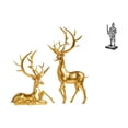 thumbnail image 1 of Elegante Colección De Figuras De Resina De Ciervos Y Caballeros Para Sala De Estar, Entrada, Oficina, Escritorio, Estantería, Inauguración De La Casa, Esculturas Decorativas Creativas., 1 of 8