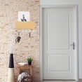 thumbnail image 2 of Organizador de sobres para correo de entrada con 5 ganchos para llaves, montado en la pared, de madera rústica Gancho blanco, 2 of 5