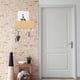 thumbnail image 2 of Colgador de llaves decorativo con ganchos de pared. Ahorra espacio. Fácil instalación. Elegante puerta de madera. Gancho blanco, 2 of 5