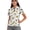 Bee and Daisy Floral, variant on 1/4 Zip Golf Shirts for Women Soft Quick Dry Fit Workout Golf Tops Moisture Wicking Short Sleeve Polo Shirts Easter Egg and Highland Cattle Print Cooling Bowling Shirt, M
