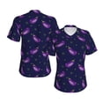 thumbnail image 3 of Goofa Eggplant Pattern Women's Slim-Fit Short-Sleeve V-Neck T-Shirt,Classic-Fit Short-Sleeve V-Neck T-Shirt-X-Large, 3 of 5