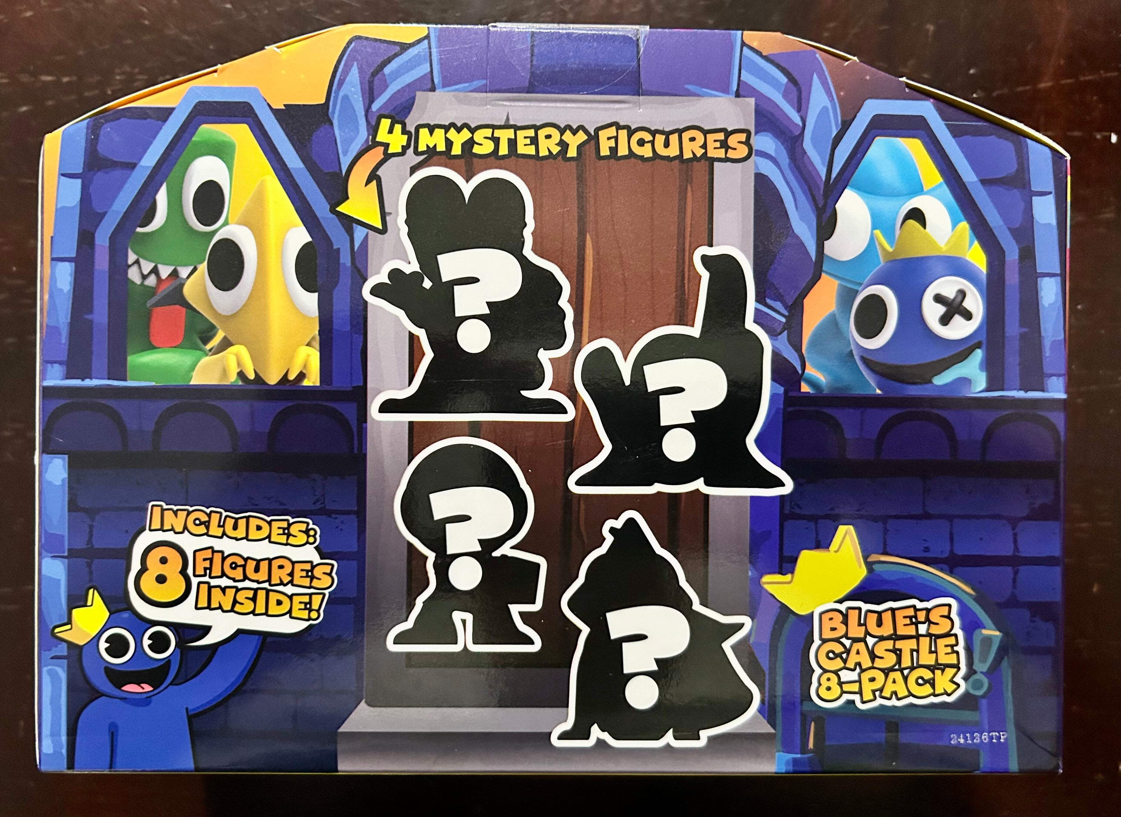 PhatMojo Rainbow Friends Blue's Castle Mini Figures, 8-Pack