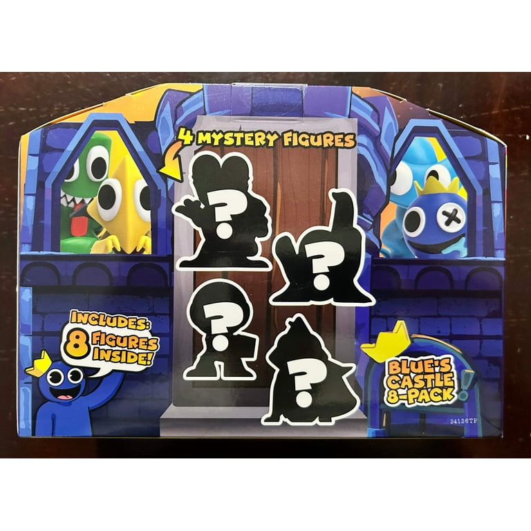 PhatMojo Rainbow Friends Blue's Castle Mini Figures, 8-Pack