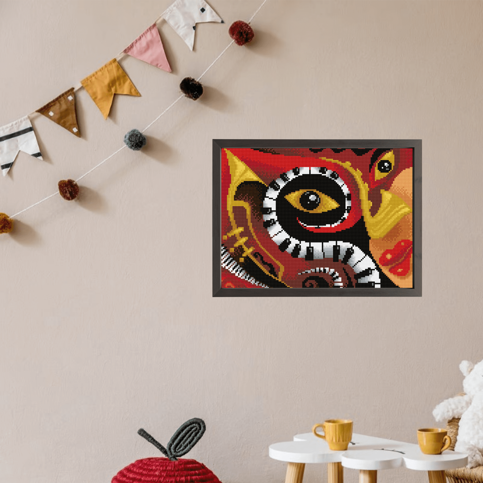 Diamond Dotz Jazz Bar Music Diamond Painting Kits for Adults - Diamond Art Kits a Relaxing Creative Craft Kit with Dotz Gems 16"x12"