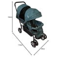 thumbnail image 4 of Carriola Doble Trendy Kids Gemelos Twiny Verde, 4 of 4