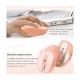 thumbnail image 5 of Mouse Inalámbrico Silencioso Ergonómico Mouse Bluetooth/2.4g Rosa pálido, 5 of 5