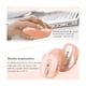 thumbnail image 5 of Mouse Inalámbrico Silencioso Ergonómico Mouse Bluetooth/2.4g Rosa pálido, 5 of 5