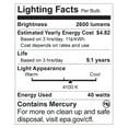 thumbnail image 2 of Satco  Compact Fluorescent Light Bulb S7335, 2 of 2
