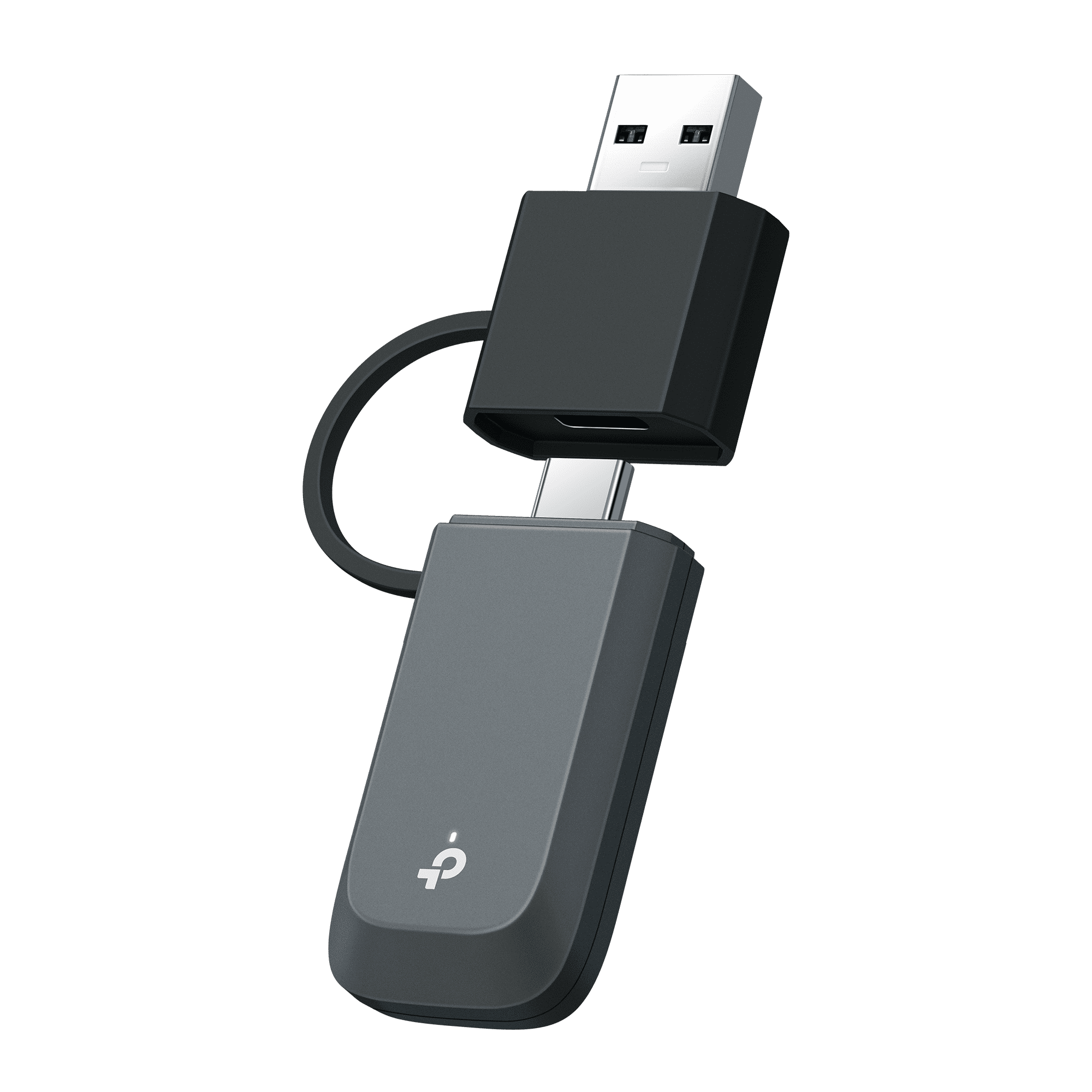 TP-Link BE3500 Wi-Fi 7 Dual-Band Wireless USB 3.0 Adapter, 2-in-1 USB-C & USB-A Connectivity, WPA3 Security, Windows 10/11 Compatible - Archer TBE3500U