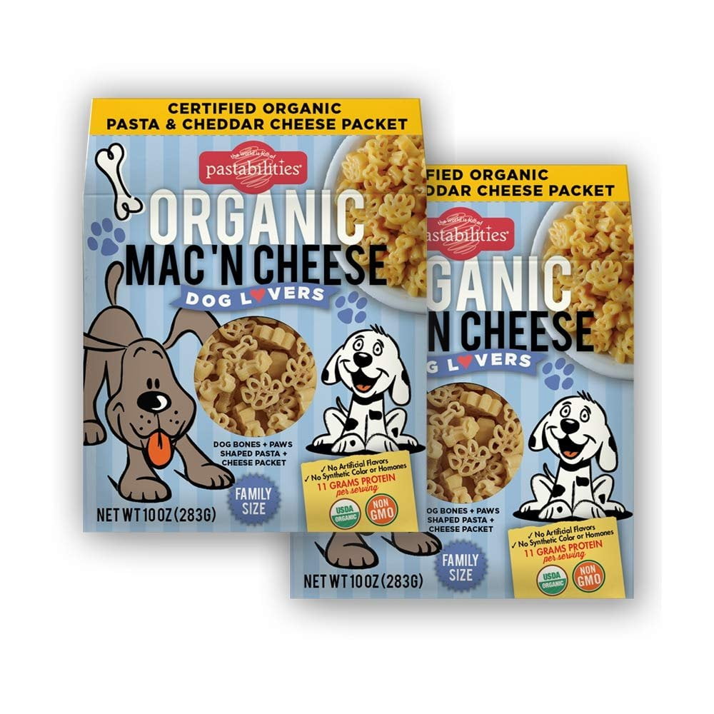 Pastabilities Organic Kids Dog Lovers Shaped Mac and Cheese, Fun Puppy