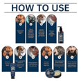 thumbnail image 2 of Men's Sandalwood Beard Care Set Nourishes And Restores Hair And Shavings, 2 of 3