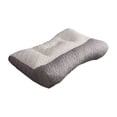 thumbnail image 2 of Contour Neck Support Pillow,Latex Fiber Bed Pillow,Breathable Sleeping Support Cushion,Side Back Sleeper Pillow,Washable Ergonomic Bed Pillow,Plush Neck And Head Support Pillow, 2 of 6