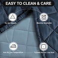 thumbnail image 5 of Sofa Covers for 3 Cushion Couch, Dog Couch Protector, Furniture Covers for Pets, Reversible and Water Resistant Cover with Foam Sticks & Elastic Straps, 5 of 8
