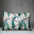 thumbnail image 3 of Creative Products Peacock In Floral Branches 3 14 x 20 Spun Poly Pillow, 3 of 3