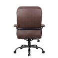 thumbnail image 5 of Bowery Hill 20.5" Faux Leather Adjustment Office Chair in Bomber Brown, 5 of 7