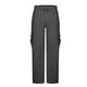 thumbnail image 3 of Pantalones largos para hombre de algodón y lino con cintura elástica, transpirables, cómodos, suaves, con bolsillos cargo, informales., 3 of 5