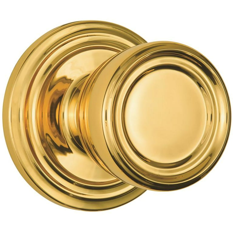 Brinks Push Pull Rotate Barrett Polished Brass Knob and Deadbolt Set ANSI Grade 2 1.75 in. Brinks Push Pull Rotate Barrett Polished Brass Knob and Deadbolt Set ANSI Grade 2 1.75 in.