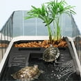 Plug in Turtle Tank Small (Orange) New with Cover Plate+Landscape