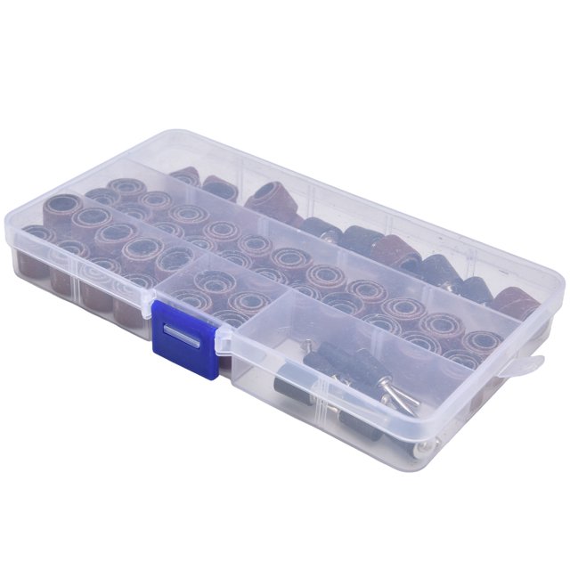 Kit de tambor de lijado, juego de tambor de lijado de 132 piezas, herramienta manual, fundas de tambor de lijado, funcionalidad inteligente