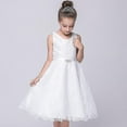 thumbnail image 3 of Vestido de encaje sin mangas para niñas, vestido formal de boda, vestido de fiesta, vestidos de swing, 3 of 4