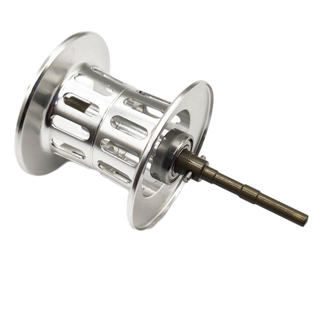 water drop wheel Modified Fishing Reel long Spool for ABU BMAX3/PMAX3 B3P3S3 silver