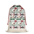 thumbnail image 3 of Christmas Bags Drawstring,Multicolor Christmas Pattern Large Xmas Christmas Gift Bags,Reusable for Xmas and New Year Party Favors and Supplies,27.6" X 19.7", 3 of 6