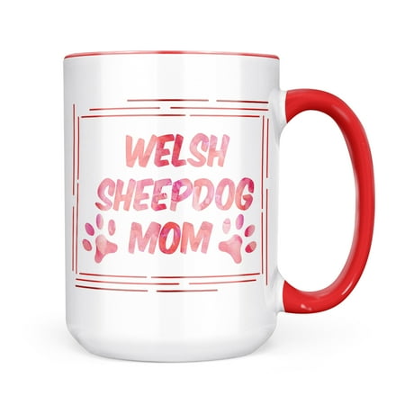 

Neonblond Dog & Cat Mom Welsh Sheepdog Mug gift for Coffee Tea lovers