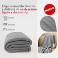 thumbnail image 4 of Cobertor Ligero Individual Ultrasuave Gris Térmico, 4 of 7