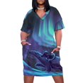 thumbnail image 1 of La Materia Oscura - Fan Art Vestido de Bolsillo Suelto Vestidos de Fiesta para Mujer Vestidos de Verano, 1 of 6