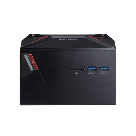 Shuttle - XPC Nano X1 Barebone Desktop - Intel Core i5 - NVIDIA GeForce GTX 1060 - Black/Red