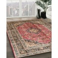 thumbnail image 2 of Ahgly Company Indoor Rectangle Traditional Brown Red Medallion Area Rugs, 3' x 5', 2 of 6