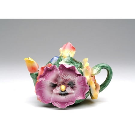 

Cosmos Gifts Pansy 0.19-qt. Teapot