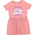 thumbnail image 3 of Inktastic My Grandma Loves Me Unicorn Girls Toddler Dress, 3 of 5