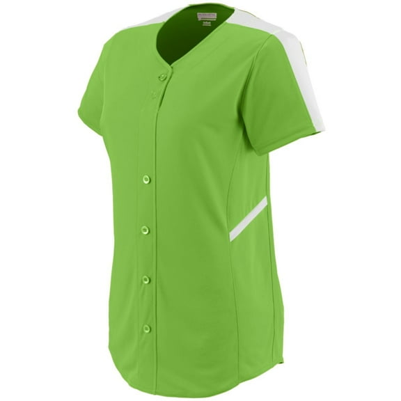 Augusta 2XL Ladies Closer Jersey Lime/White 1654