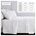 thumbnail image 4 of Solid Quilt Set - Lightweight, Soft, All-Season - 2-Piece Seersucker Bedding Set (Twin / Twin XL, White), 4 of 6