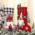 thumbnail image 2 of Christmas Stocking, Big Size Xmas Stockings Decoration, 18 Inch 3D Faceless Doll Forester Christmas Stockings for Family, Party, Holiday Decor, 2 of 6