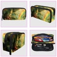 thumbnail image 3 of PhooArto Pencil Case, Forest Mushrooms Rainbow Large Capacity Pencil Pouch Stationery Pen Bag, 3 of 7