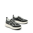 thumbnail image 3 of DREAM PAIRS Women's Platform Fashion Sneaker, Comfortable Casual Denim Athletic Star Sneakers Black/White Size 7, 3 of 9