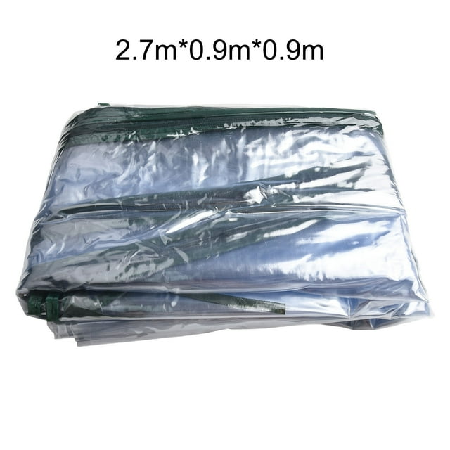 Housse Transparente de Conservation de la Chaleur pour Jardin Extérieur, Serre, Lit de Fleurs Sans Fond, Housse Transparente de Conservation de la Chaleur Sans Support