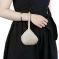 thumbnail image 2 of Women Metal Evening Clutch Bags Fashion Rhinestone Purse Handbag (Silver), 2 of 6