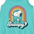 thumbnail image 2 of Peanuts - Snoopy Rainbow Clouds  - Toddler and Youth Girls A-line Dress, 2 of 5