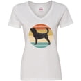 thumbnail image 3 of Inktastic Bloodhound Dog Lover Women's V-Neck T-Shirt, 3 of 5