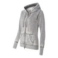 thumbnail image 2 of J. America - Women's Zen Fleece Full-Zip Hooded Sweatshirt - 8913, 2 of 5