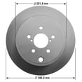 thumbnail image 6 of Rear Brake Rotors Carbon-Ceramic Pads for Subaru BRZ Forester Impreza Legacy WRX, 6 of 6