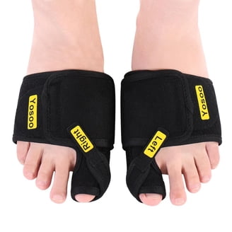 Bunion Night Splint For Left Foot, Medium Size - Aligns Big Toe, Eases Pain, With Cushioned Pad & Velcro Strap