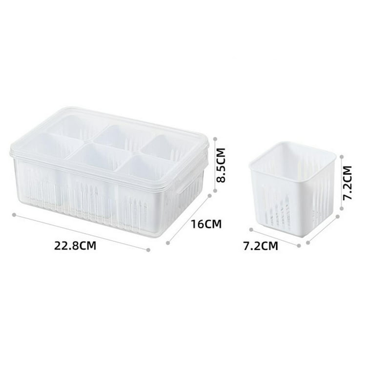 Zulay 4 Pack Clear Refrigerator Organizer Bins - Large, 4 - Fred Meyer